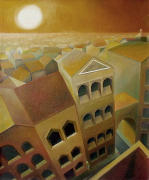 Czeslaw Gorski - Das Maedchen mit dem Springseil III - Ölgemälde